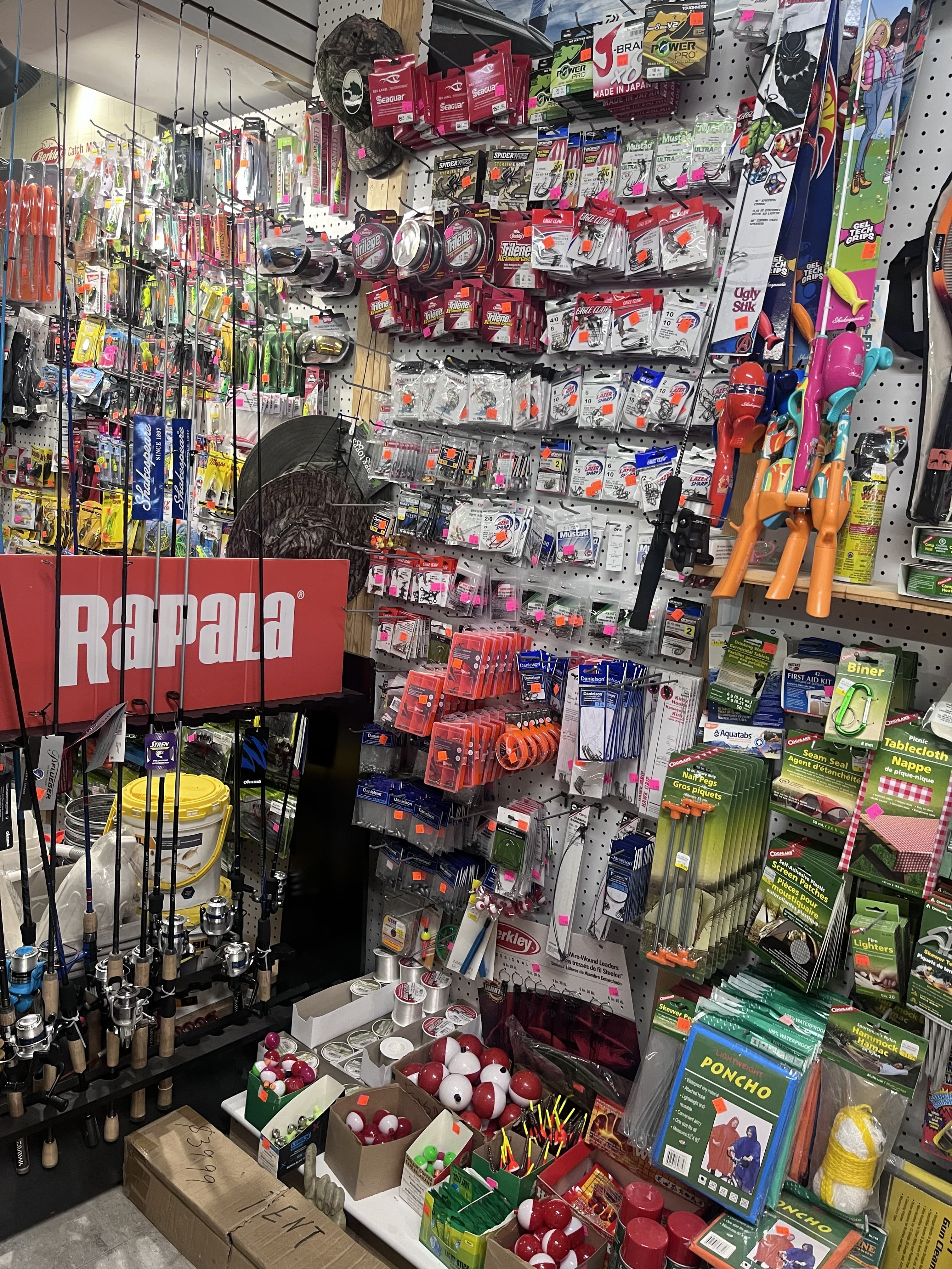 Fishing gear display