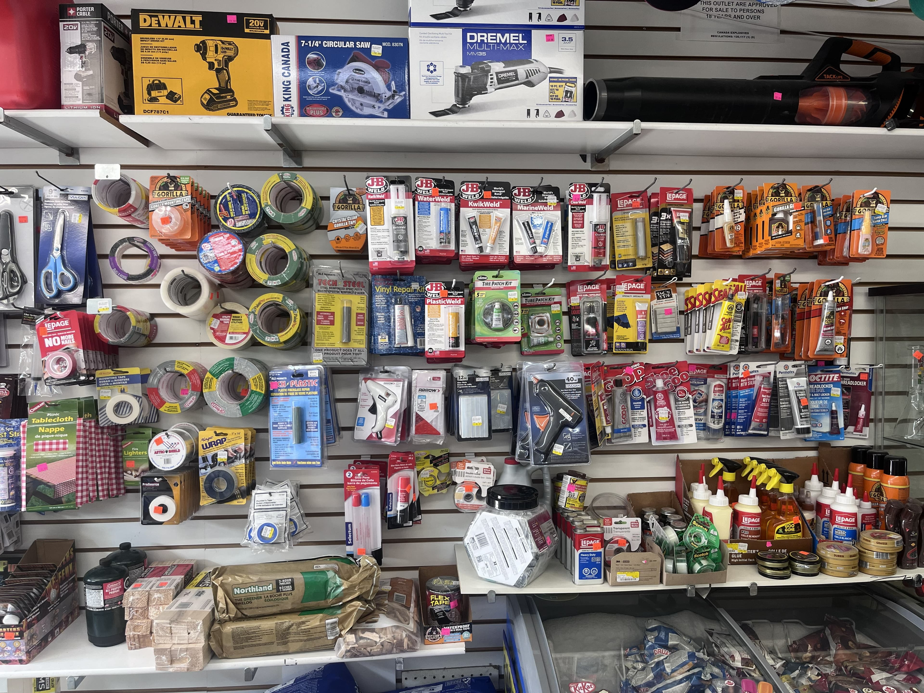 Inside M&M Omemee convenience area