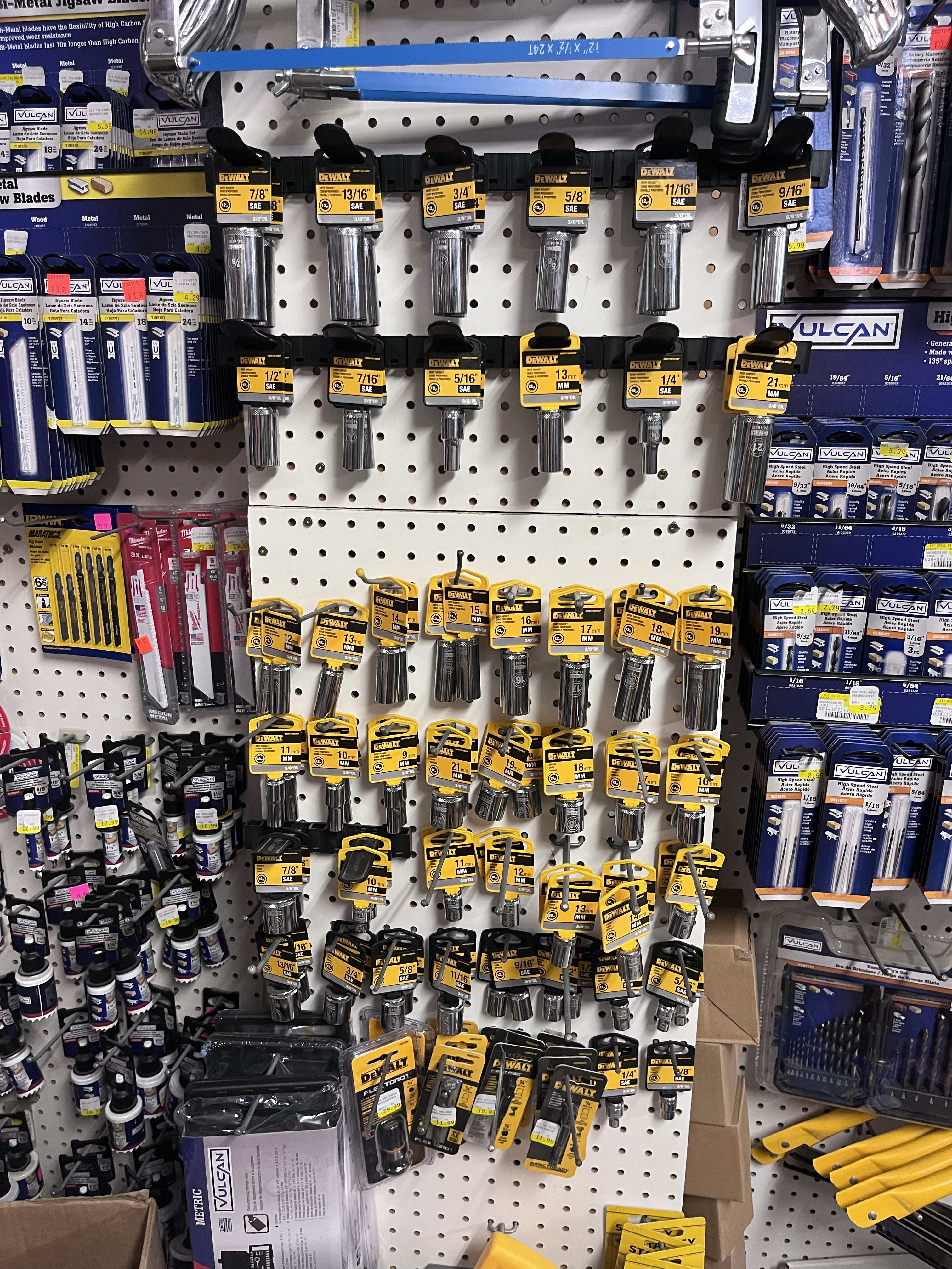 Store aisle at M&M Omemee